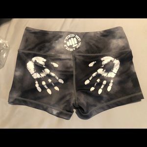 Feed Me Fight Me Chalk Print Shorts